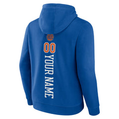 NBA - New York Knicks Playmaker Personalized Name & Number Pullover Hoodie - Blue