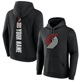 NBA - Portland Trail Blazers Playmaker Personalized Name & Number Pullover Hoodie - Black