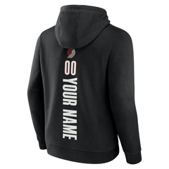 NBA - Portland Trail Blazers Playmaker Personalized Name & Number Pullover Hoodie - Black