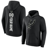 NBA - San Antonio Spurs Playmaker Personalized Name & Number Pullover Hoodie - Black
