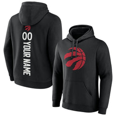 NBA - Toronto Raptors Playmaker Personalized Name & Number Pullover Hoodie - Black