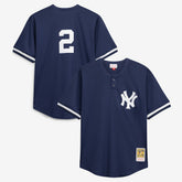 Derek Jeter New York Yankees Mitchell & Ness Big & Tall Batting Practice Replica Player Jersey Lifestyle
