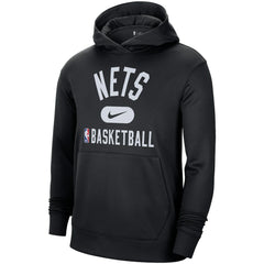 Nike - Brooklyn Nets 2021-2022 Spotlight On Court Performance Practice Pullover Hoodie - Black