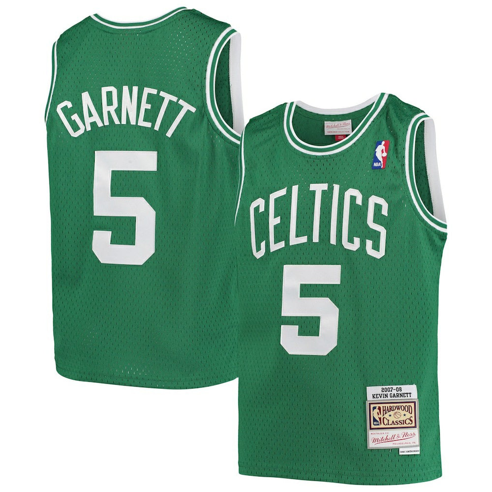 Mitchell & Ness - Kevin Garnett Boston Celtics Youth 2007/08 Hardwood Classics Swingman Jersey - Kelly Green