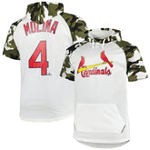 Yadier Molina St. Louis Cardinals Player Big & Tall Raglan Hoodie T-Shirt Lifestyle