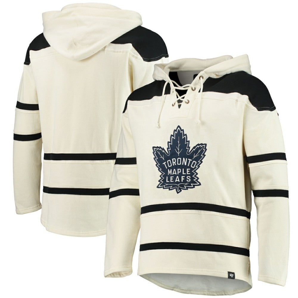 Toronto Maple Leafs - '47 Superior Lacer Hoodie Cream