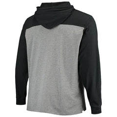 Las Vegas Raiders '47 Franklin Wooster Long Sleeve Hoodie T-Shirt Heathered Gray/Black - 47 brand