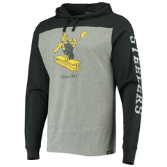 Pittsburgh Steelers '47 Franklin Wooster Throwback Long Sleeve Hoodie T-Shirt Heathered Gray - 47 brand