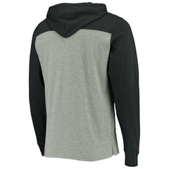 Pittsburgh Steelers '47 Franklin Wooster Throwback Long Sleeve Hoodie T-Shirt Heathered Gray - 47 brand