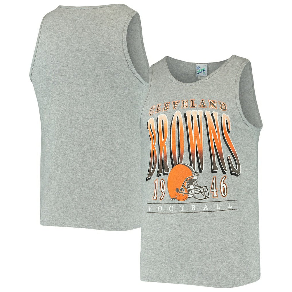 Cleveland Browns '47 Home Opener Vintage Tank Top Heathered Gray - 47 brand