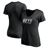 Fanatics - Brooklyn Nets Women's Mascot In Bounds V-Neck T-Shirt - Black