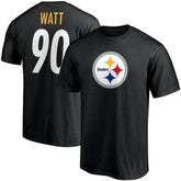 T.J. Watt Pittsburgh Steelers Player Icon Name & Number T-Shirt Black - Fanatics