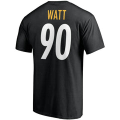 T.J. Watt Pittsburgh Steelers Player Icon Name & Number T-Shirt Black - Fanatics