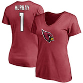 Kyler Murray Arizona Cardinals Women's Player Icon Name & Number V-Neck T-Shirt Cardinal - Fanatics
