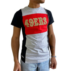 San Francisco 49ers Refried Apparel Sustainable Split T-Shirt Heather Gray - NFL