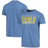 Los Angeles Rams '47 Stripe Thru Franklin T-Shirt Heathered Royal - 47 brand