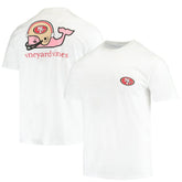 San Francisco 49ers Vineyard Vines Big & Tall Helmet T-Shirt White - NFL