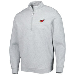 Arizona Cardinals Vineyard Vines Shep Shirt Quarter-Zip Sweatshirt Heather Gray - NFL