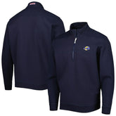 Los Angeles Rams Vineyard Vines Shep Shirt Quarter-Zip Sweatshirt Navy - NFL