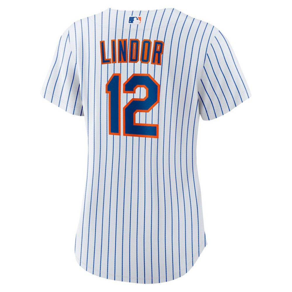 Francisco Lindor New York Mets Nike Women's Home Replica Player Jersey - White | MLB Jerseys