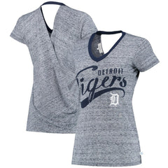 Detroit Tigers Touch Women's Hail Mary V-Neck Back Wrap T-Shirt Near Me
