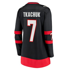 Brady Tkachuk Ottawa Senators - Fanatics Women's Home Breakaway Jersey Black