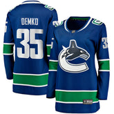 Thatcher Demko Vancouver Canucks - Fanatics Women's Home Breakaway Jersey Blue