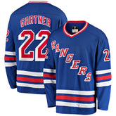 Mike Gartner New York Rangers Fanatics Premier Breakaway Retired Player Jersey Blue