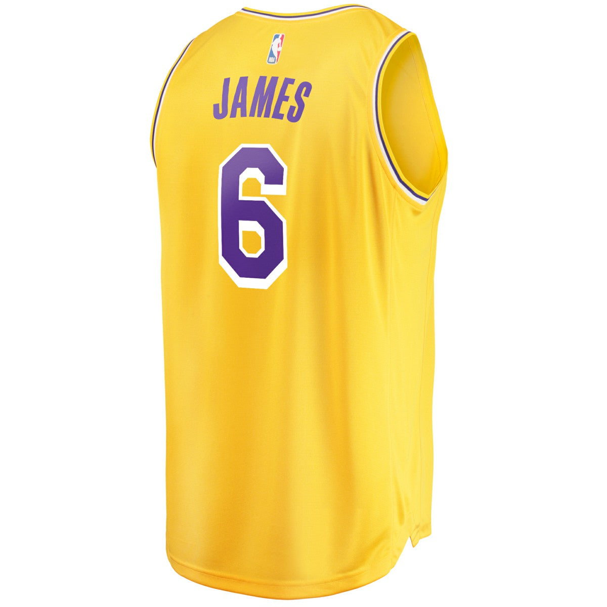LeBron James Los Angeles Lakers #6 Fast Break Replica Player Jersey Gold - Icon Edition | NBA Jerseys