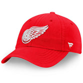Detroit Red Wings - Fanatics Core Primary Logo Adjustable Hat Red