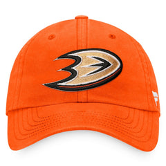 Anaheim Ducks - Fanatics Core Primary Logo Adjustable Hat Orange
