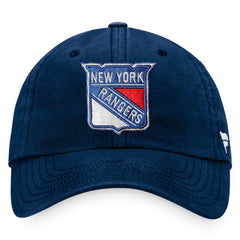New York Rangers Fanatics Core Primary Logo Adjustable Hat Navy