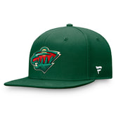 Minnesota Wild - Fanatics Primary Logo Snapback Hat Green