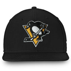 Pittsburgh Penguins Fanatics Primary Logo Snapback Hat Black