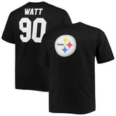 T.J. Watt Pittsburgh Steelers Big & Tall Player Name & Number T-Shirt Black - Fanatics