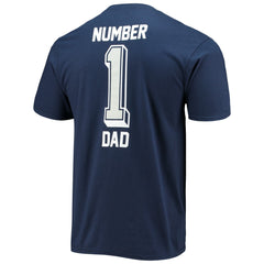 Dallas Cowboys #1 Dad T-Shirt Navy - Fanatics