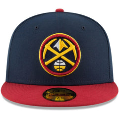 New Era - Denver Nuggets 2-Tone 59FIFTY Fitted Hat - Navy/Red