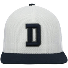 Dallas Cowboys HOOey Logo Snapback Hat White/Navy - NFL
