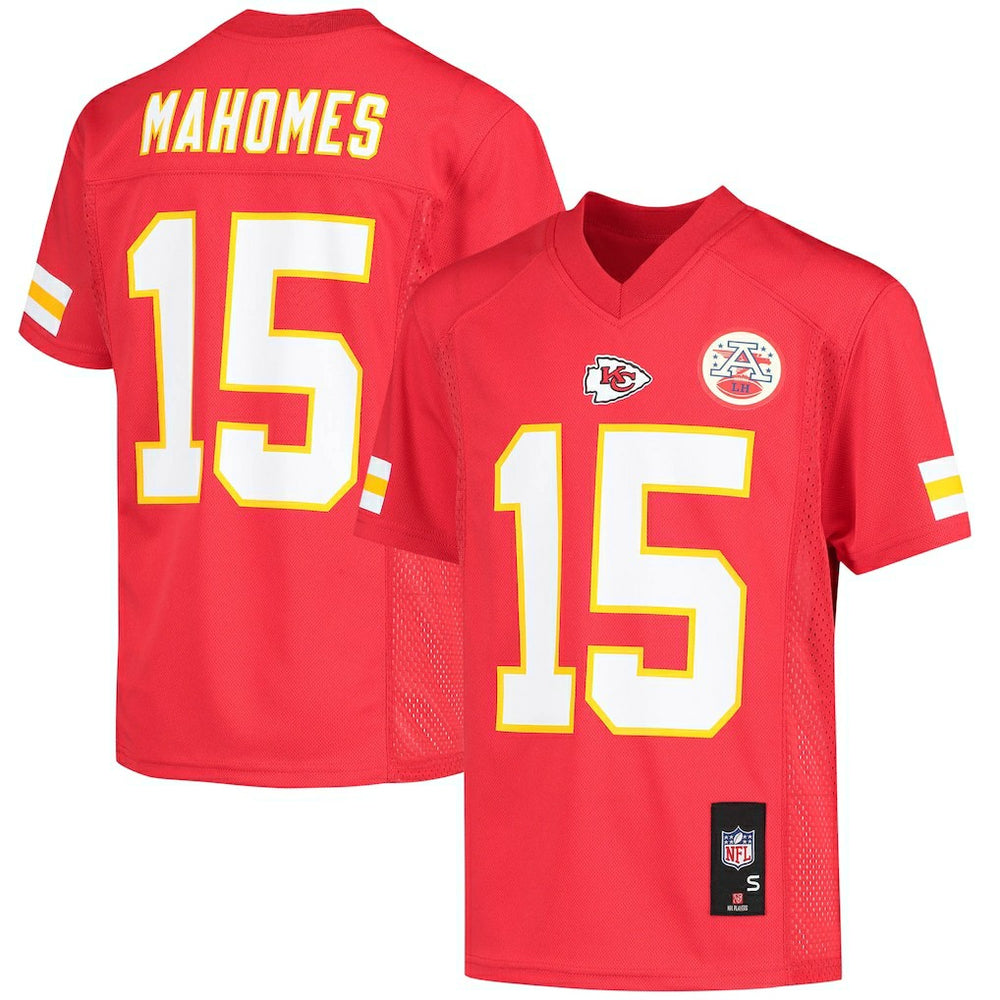 Patrick Mahomes Kansas City Chiefs Youth Replica Player Jersey Red - NFL