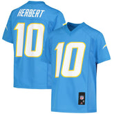 Justin Herbert Los Angeles Chargers Youth Replica Player Jersey Powder Blue - NFL