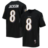 Lamar Jackson Baltimore Ravens Youth Replica Player Jersey Black - NFL