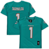 Tua Tagovailoa Miami Dolphins Preschool Replica Player Jersey Aqua - NFL
