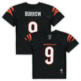 Joe Burrow Cincinnati Bengals Preschool Replica Player Jersey Black - NFL