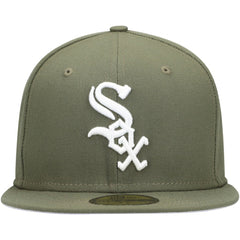 Chicago White Sox New Era White Logo 59FIFTY Fitted Hat discount