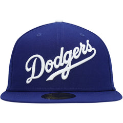 Los Angeles Dodgers New Era White Logo 59FIFTY Fitted Hat Near Me