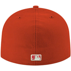 Chicago Cubs New Era White Logo 59FIFTY Fitted Hat Sale