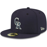 Colorado Rockies New Era White Logo 59FIFTY Fitted Hat On Sale
