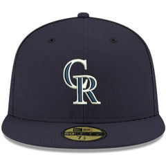Colorado Rockies New Era White Logo 59FIFTY Fitted Hat On Sale