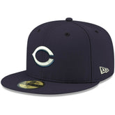 Cincinnati Reds New Era White Logo 59FIFTY Fitted Hat On Sale