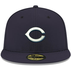 Cincinnati Reds New Era White Logo 59FIFTY Fitted Hat On Sale